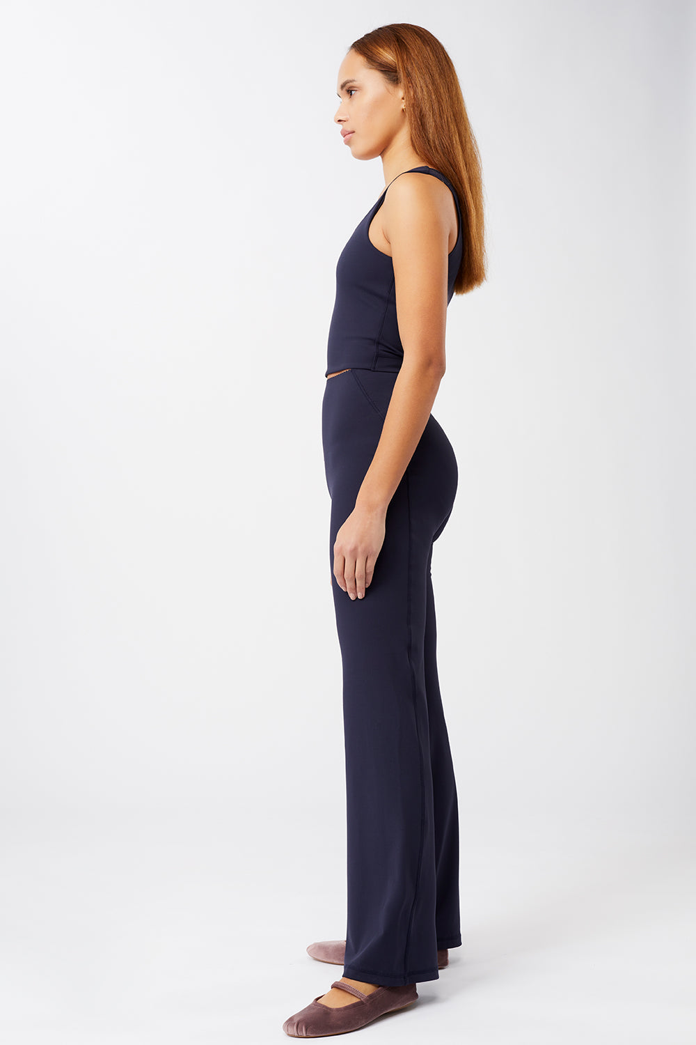 Flared Workout Pants - Night Sky