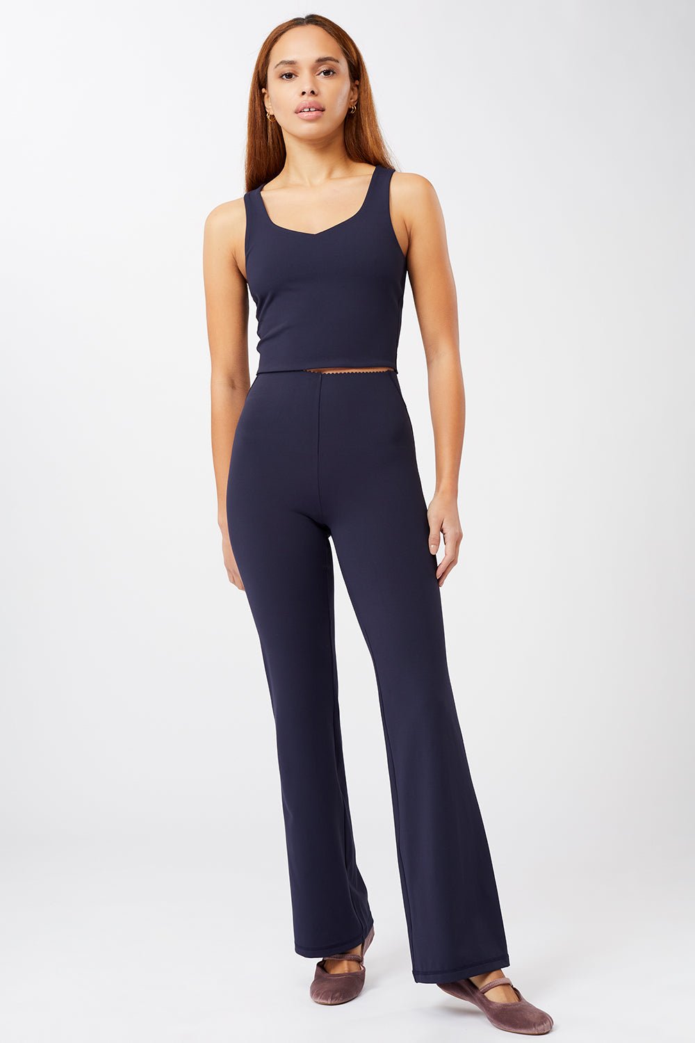 Flared Workout Pants - Night Sky